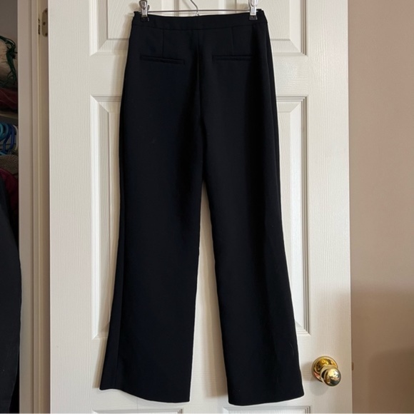 Aritzia Wilfred Black High Waisted Kick Flare Trouser Pant - Size 2 - Picture 6 of 12